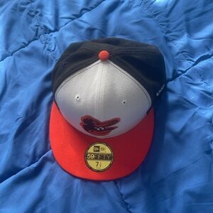Baltimore Orioles Black and Orange Cap